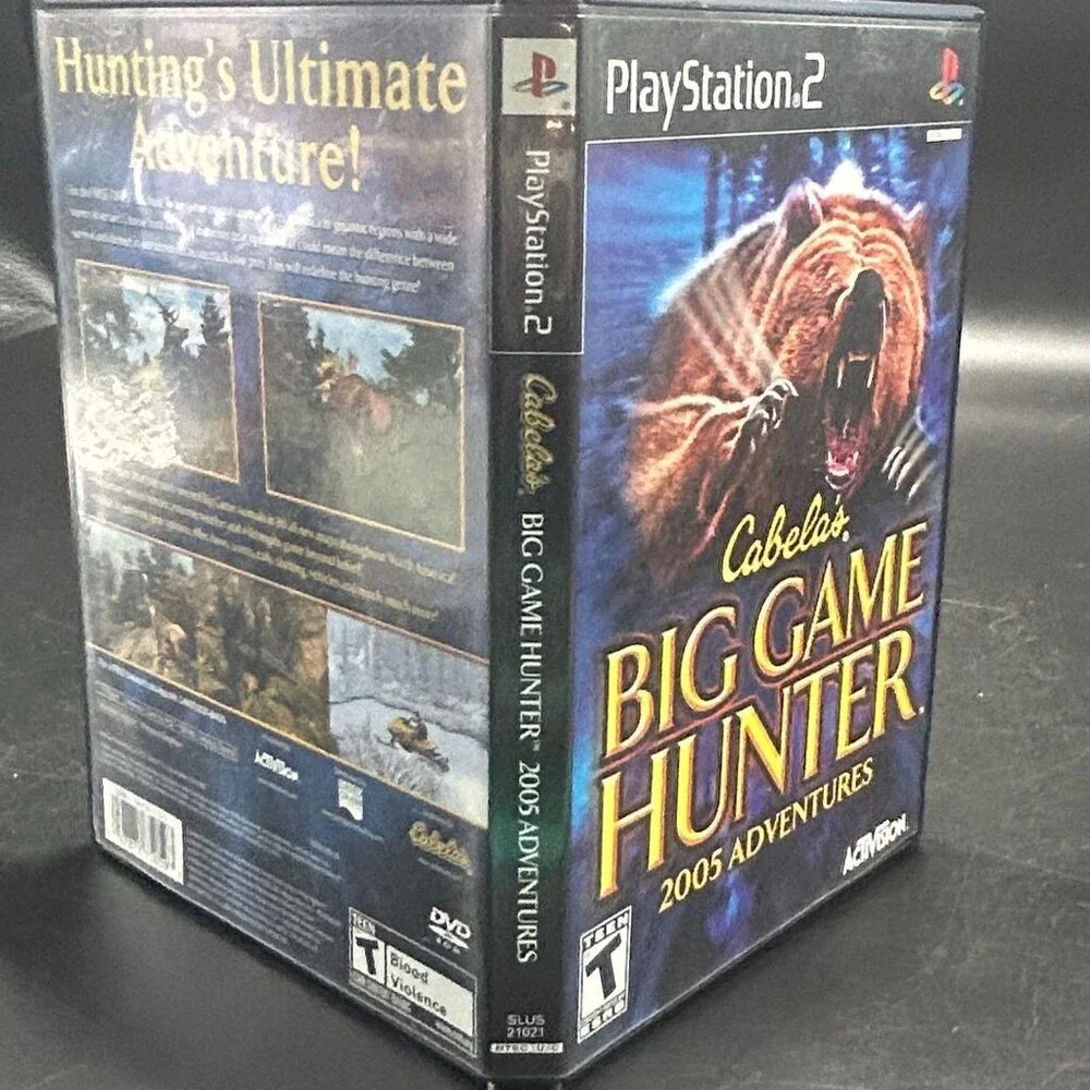 Cabela's Big Game Hunter 2005 Adventures PS2 (Sony PlayStation 2, 2005) CIB